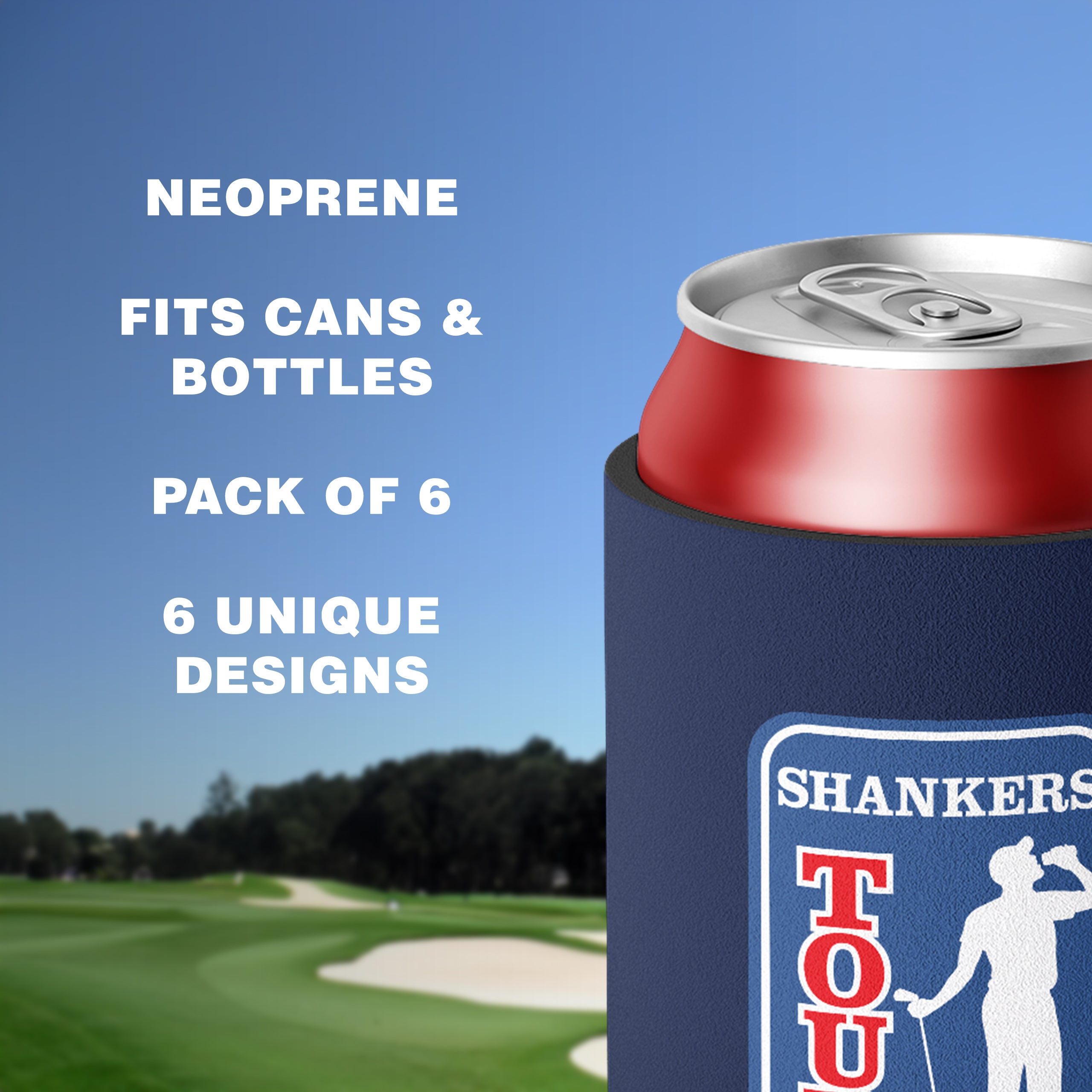 Golf Beer Koozies: Dual Meaning Can Coolers